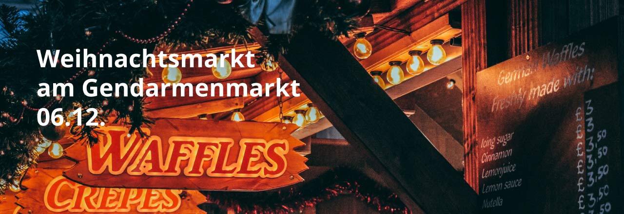 Weihnachtsmarkt am Gendarmenmarkt Sprachenatelier Kultur