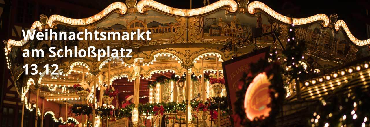 Weihnachtsmarkt am Schloßplatz Sprachenatelier Kultur